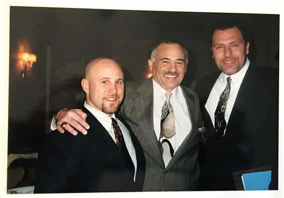 Joseph A DeFalco Wrestling Photo with Dass and Stallone